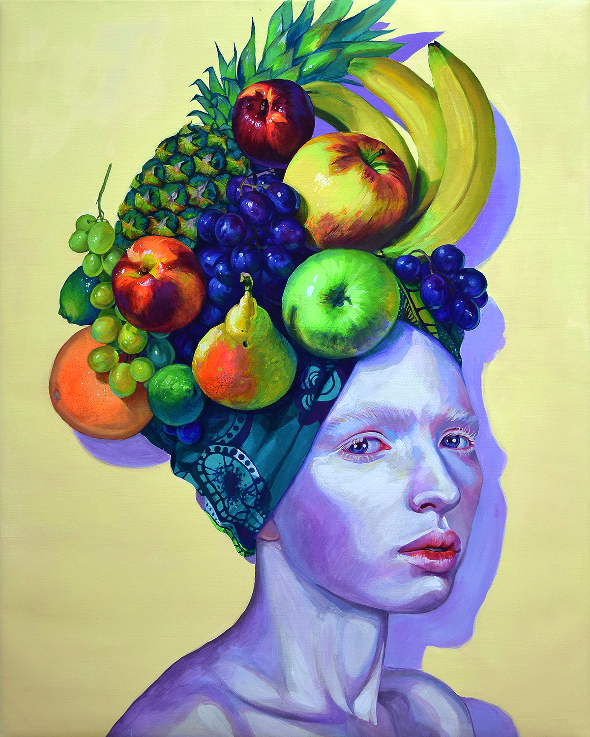 Fruit dancer 100x80cm Natalia Rak acrylics on canvas